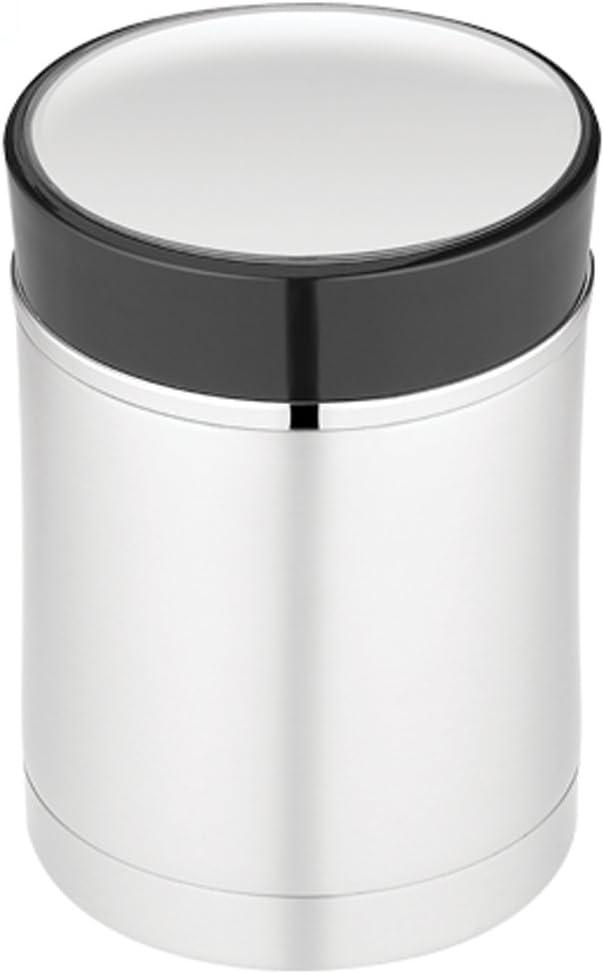 THERMOS Stainless Steel Food Jar, 16 Ounce, Black (one size)