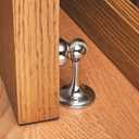 SOSS Zinc Magnetic Door Stop with Hidden Screw Mounts, White Exterior Finish, MDHBWH-HS, 7 x 1 inches