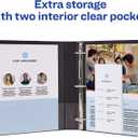 4 x Avery Durable 3 Ring Binder, 1" Slant Rings, 1 Green Binder (27253)