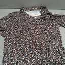 ROSRISS Plus-Size-Womens-Summer-Tops Casual Polo V Neck Work T Shirts Cute Flowy Pleated Blouses Trendy Short Sleeve Tunics 5XL