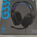 Logitech G335 Wired Gaming Headset, with Flip to Mute Microphone, 3.5mm Audio Jack, Memory Foam Earpads, Lightweight, Compatible with PC, PlayStation, Xbox, Nintendo Switch/Switch 2 - Black