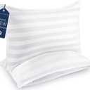 COZSINOOR Bed Pillows Queen Size: Hotel Quality Set of 2 - Down Alternative Microfiber Filled for Back, Stomach, Side Sleepers, Breathable & Skin-Friendly