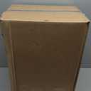 Amazon Basics Rectangular Commercial Office Wastebasket, Easy to Clean, Space-Saving, 10 Gallon, Black