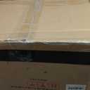 VASAGLE Bar Stools Set of 2, Counter Height Bar Stools with Back, Ergonomic Backrest, Synthetic Leather, Metal Legs, 24.4-Inch Tall Barstools for Kitchen Island Home Bar, Easy Assembly, Caramel Brown