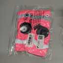 YAODHAOD Dog Shoes for Winter, Dog Boots & Paw Protectors, Fleece Warm Snow Booties for Puppy with Reflective Strip Anti-Slip Rubber Sole for Small Medium Size Dogs,Size 5: 1.9"x1.5" (L*W),Pink