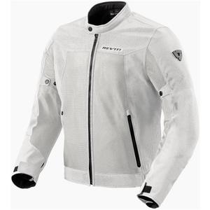 REV'IT! Men's Eclipse 2 Mesh Motorcycle Jacket (Silver - Large)