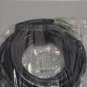 POWGRN 25 Ft 10AWG Black Outdoor Extension Cord Waterproof Heavy Duty 10 Gauge 3 Prong, Flexible Cold-Resistant Power Cord Indoor & Outside with Lighted Indicator End, 15Amp 1875W SJTW ETL Listed