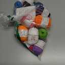 20 Acrylic Yarn Skeins - 438 Yards Multicolored Yarn in Total  Great Crochet and Knitting Starter Kit for Colorful Craft  Assorted Colors