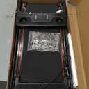 Treadmill with 8% Incline, Walking Pad Treadmill with Handle Bar, Portable Folding Treadmills for Running and Walking, 3.0HP Brushless Motorized, 5 Layers Shock-Absorbing