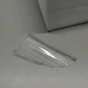 Glasseam Ribbed Glass Candle Holder, Cylinder Candle Holders for Pillar Candles, Clear Hurricane Candle Holder Set of 6, Decorative Floating Candle Vases for Centerpieces Wedding Table Decorations