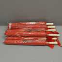 Sadnyy 10 Pcs 33" Chinese Oiled Paper Umbrella Bulk with Tassels Japanese Art Asian Style Silk Parasol for Wedding Parties, Bridal Showers, Photography Costume Cosplay Decoration (Red)