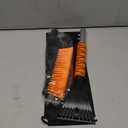 EcoNour 27" Aluminum Ice Scrapers for Car Windshield | Car Snow Scraper Window and Snow Brush with Ergonomic Foam Grip Winter Accessories (Orange)