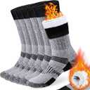 COZIA Merino Wool Socks for Men and Women Warm thermal Boot Hiking Socks 3 Pairs (Medium-Large)