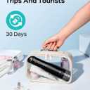 COSLUS E40 Portable Water Flosser for Teeth: 10 Pressure Settings Professional Water Dental Pick for Orthodontic, Braces & Sensitive Gums - Cordless for Travel Use, for Adults Teens, BPA-Free