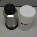 Tommee Tippee Portable Travel Baby Bottle and Food Warmer, Thermal Insulation, Stainless-Steel Flask with Leak-Proof Lid