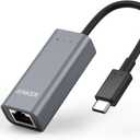 Anker USB C to Ethernet Adapter, Portable 1-Gigabit Network Hub, 10/100/1000 Mbps, for MacBook Pro, iPad Pro 2019/2018, ChromeBook, XPS, Galaxy S9/S8, and More