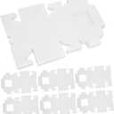 50pcs Small Cake Boxes with Window Elegant Pastry Packaging for Cookies Cupcakes and Desserts Sturdy White Containers for Takeaway Picnics and Celebrations