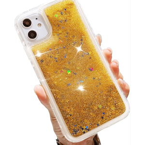Compatible with iPhone 11 Pro Max Case, Women Glitter Shells Foil Sparkle Hard Back Cover with TPU Bumper Protective Phone Bling Case for iPhone 11 Pro Max 6.5'' (Multi-Colored)