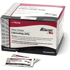 Water Soluble LUBRICATING JELLY 3 gm, 144 Individual Sterile Packets