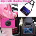 BRAECNstock Case for Samsung Galaxy Tab S10+ Plus/S9 Plus/S9 FE+/S8 Plus/S7 Plus /S7 FE 5G 12.4", Heavy Duty Shockproof Cover with Pen Holder, 360° Rotating Hand Strap & Stand, Shoulder Strap, Rose