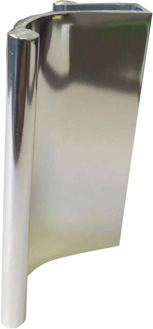 Gordon Glass 3" Chrome Tub Enclosure and Sliding Shower Door Pull Handle for 5/32" and 3/16" Glass