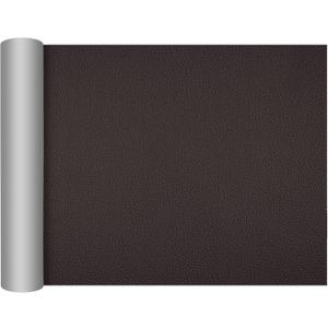 DXBULL Large Leather Repair Patch 35.4x78.7 inch Repair Tape Self-Adhesive for Furniture Sofas Car Seats Chair Couches Handbags Jackets Decorative Home Hotel Wall (Dark Coffee)