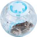 Hamster Ball 5.1 Inch  Durable Dwarf Hamster Running Ball with Football Design, Secure Metal Screws for Small Pets (5.1in)