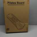 Pilates Board - Pilates Reformer,  Multifunctional Abdominal Pilates Board for Home Workout Equipment, Portable Foldable Pilates Exercise Machine，Double Elastic Band Pilates Reformer Board