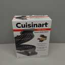 Cuisinart Waffle Maker, 1250W Round Classic Waffle Iron, 5Setting Adjustable Browning Control, WMRCANAS, Brushed Stainless