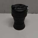 Collapsible Coffee Cup, 20 OZ 600ml Silicone Travel Folding Cup, Leak Proof BPA Free Portable Cup, Travel mug with Lids for Camping hiking