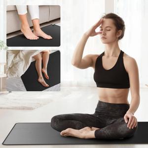 Grounding Mat, Foot Therapy, 35.4x23.6 inches Sleep Grounding Mat, Yoga Grounding Mat, Grounding Pad for Bed, Boost Energy, Improve Sleep, Reduce Anxiety - Reconnect to Nature with Our Grounding Mat (35.4"x23.6")