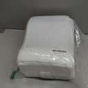 KingPavonini Cooling Knee Pillow for Side Sleepers, Gel Memory Foam Leg Pillows for Side Sleeping with Ice Silk Cover and Strap, Knee Pillow for Back Hip Pain, Spine Aligning, Sciatica, Pregnancy