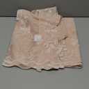 SEEKRIGHT Blush Pink Lace Curtains - 84 Inch Long, 2 Panel French Floral Sheer Curtains for Living Room & Bedroom - Vintage Victorian Style, Rod Pocket, Light Filtering Edges, Drapes - 52x84