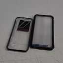 Poetic Compatible with iPhone 13 Pro Max Case, Spartan Phone Case for iPhone 13 Pro Max 6.7 inch, Full Body Rugged Premium Leather Texture Shockproof Protective Cover with Kickstand, Matte Black