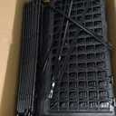 Hiflora 18 Pack Under Bed Blockers for Pets – Easy to Install Black Plastic Under Couch Blocker (6.5" H x 14.5" L) – Prevents Dogs, Cats, Toys from Getting Under Sofa or Furniture