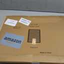18"x24" Gable Vent for House and Shed Premium Aluminum Louvered Attic Vent with Screen Large Exterior Wall Vent with 16"x22" Opening Brown