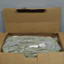 Geniospin Queen Comforter Set - 7 Pieces Botanical Textured Sage Green Bedding Sets, Boho Shabby Chic Comforter Set, All Season Lightweight Bed in a Bag with Comforter, Sheets, Pillowcases & Shams (Queen (90"x90"))