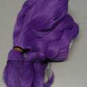 MAGQOO Purple Braid Wig Kids Girls Light Purple Wig Long Braids Wigs Hair Cosplay Costume Party Wigs