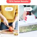 Fullstar Mandoline Slicer for Kitchen - Vegetable Chopper, Onion Potato Food Veggie Fruit Slicer and Cutter with Container, Kitchen Gadgets & Gifts, Home Essentials (6-in-1, White/Black)