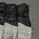 Crew Socks for Women & Men, 6 Pair Cute Cotton Casual Calf Socks Breathable Soft Above Ankle Socks, Size 5-10 (White)