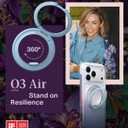TORRAS O3 Air for iPhone 17 Pro Max Case with 360 Magnetic Stand, [Fit for MagSafe] [Military-Grade Protection] Slim Case for iPhone 17 Pro Max, 6.9", Dusk Haze Purple