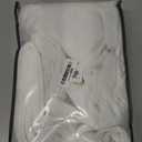 Beige White Pinch Pleated Linen 98 Inch Curtains 2 Panels Set for Living Room Bedroom Boho Farmhouse Memory Training Semi Sheer Light Filtering Window Drapes with Hooks & Rings for Dining Room 50x98