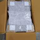 The Urban Port Two Drawer Wooden Nightstand with Metal Angled Legs, Brown and Black