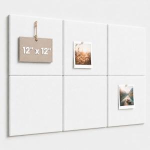 Large Cork Boards for Walls 36" x 24" Self Adhesive Felt Wall Tiles, Ideal for Office Black Bulletin Board, Easy to Install Pin Board Photo Board