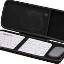 XANAD Hard Case for Logitech Pebble 2 Combo/Keys 2 K380s / K380 Keyboard + Logitech Pebble Mouse (Black)