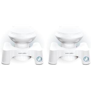 Squatty Potty The Original Bathroom Toilet Stool Height, White, 9 Inch (Pack of 1)