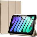 ProCase Smart Case for iPad mini 7 A17 Pro 2024/iPad Mini 6 2021 8.3 Inch iPad mini 7th/6th Gen Case, Hard Back Cover for iPad mini 8.3" 7th Gen A2995/A2996/A2993/6th Gen A2567 A2568 A2569 -Starlight