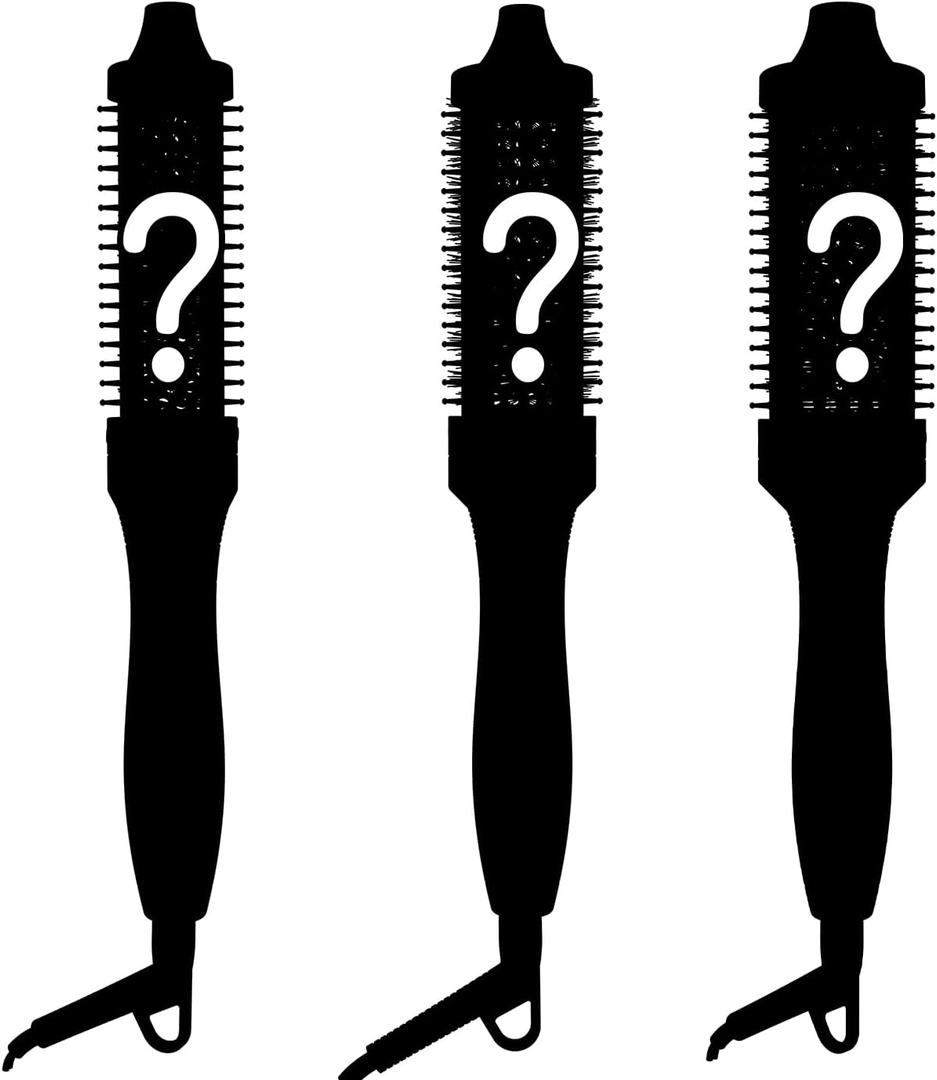 K&K Thermal Brush Keratin Protect Heated Barrel Hot Hair Brush Ionic Smooth Shine Volumize Comb Dual Voltage Hair Straightener Curler Styling Tool 1.25 Inch