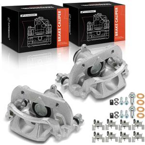 A-Premium Disc Brake Caliper Assembly with Bracket Compatible with Toyota Camry 2018-2024, Avalon 2019-2022 - Rear Driver and Passenger Side
