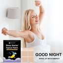 4 x Sleep Patches for Adults Sleep Patch with Melatonin Natural Plant-Based Sleep Support for Men and Women, that Last All Night Long-Lasting Night Comfort for Men & Women